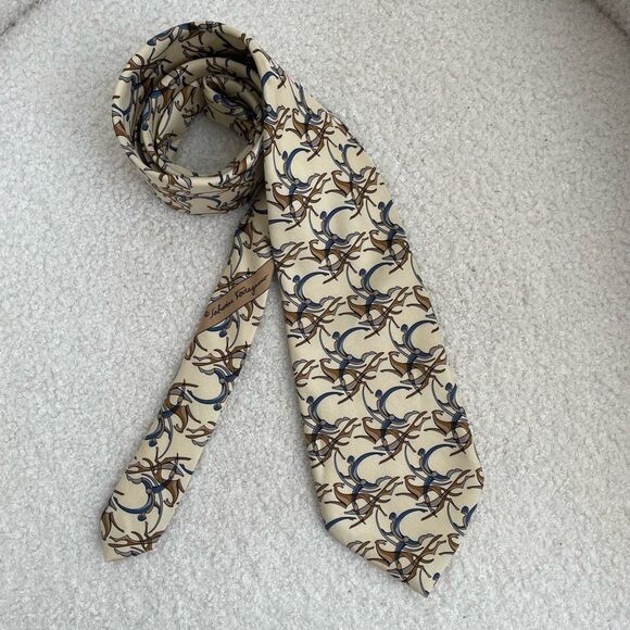 Salvatore Ferragamo Other - Salvatore Ferragamo 100% Silk Tie Equestrian ￼Hunter